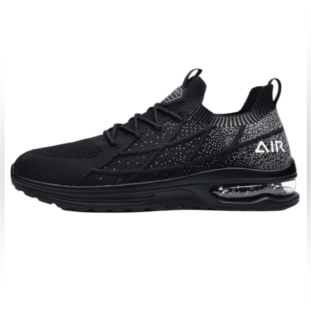 Nike Air Gannou women’s 8 breathable black & gray athletic fitness sneakers